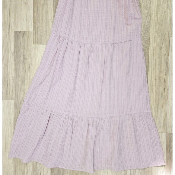 Knox Rose Womens Lavender Cotton Midi Dress Spaghetti Straps Pockets Small - Picture 4 of 10